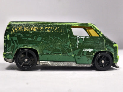Dodge Van Hot Wheels 2007 Color Shifters 1:64 Van Luzak Zielony – zdjęcie 4
