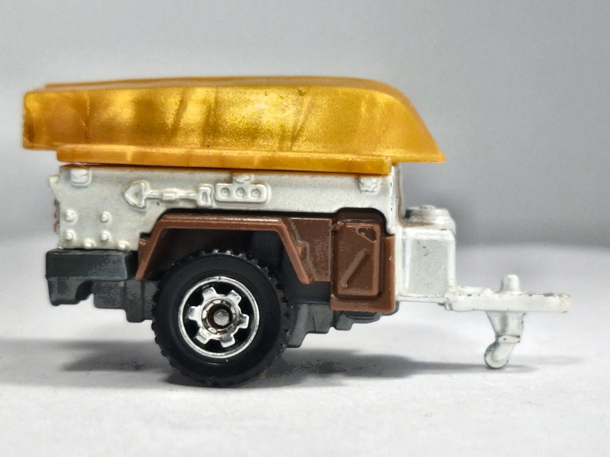 TRAILER TRAWLER, PRZYCZEPA, Matchbox, MB1076, Biały i złoty, 1:64, Resoraki – zdjęcie 4