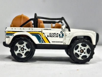Jeep Wrangler Matchbox 1998 1:55 MCH RESCUE Luzak Biały – zdjęcie 4