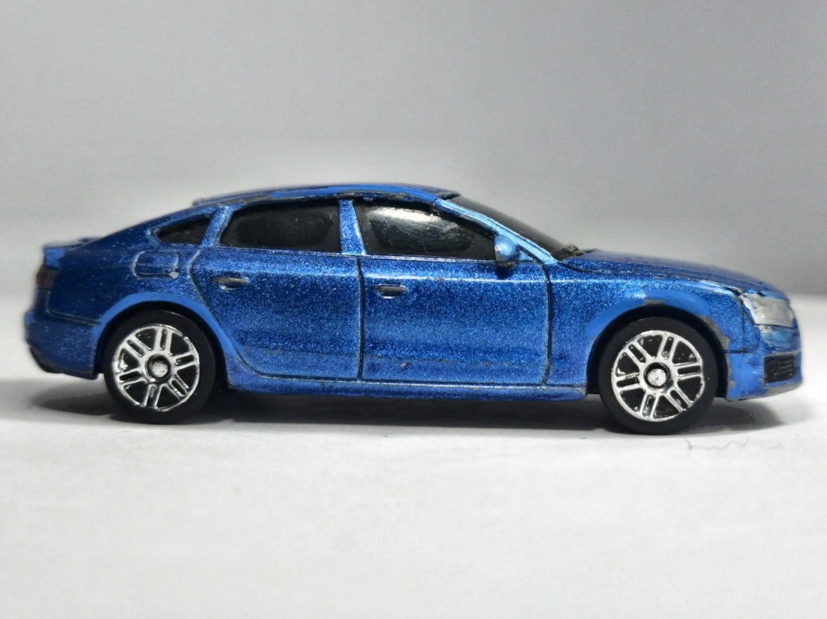 AUDI A5 SPORTBACK, Uni Fortune, Die cast 30128, Niebieski, 1:64, Resoraki – zdjęcie 4