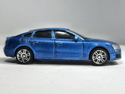 AUDI A5 SPORTBACK, Uni Fortune, Die cast 30128, Niebieski, 1:64, Resoraki – zdjęcie 4