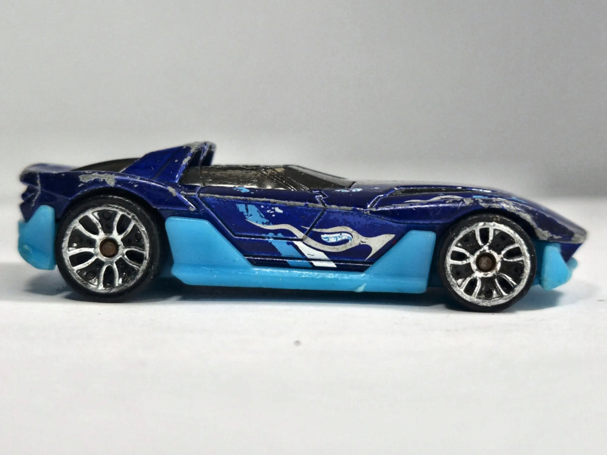 Prototype H-24 Hot Wheels Niebieski 1:64 – zdjęcie 4