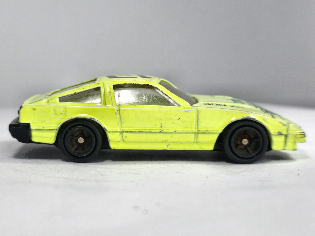 Nissan 300ZX Turbo Yatming 1:64 turbo #13 Luzak Żółty Jaskrawy – zdjęcie 4