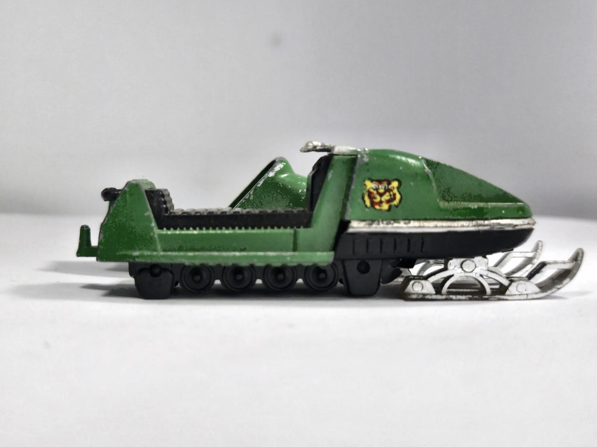 Moto-Neige Majorette '70 Zielony 1:36 Made in France Shell – zdjęcie 4