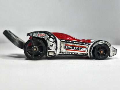 Tooligan Hot Wheels 2009 HW Tools 1:64 Luzak Srebrny – zdjęcie 4
