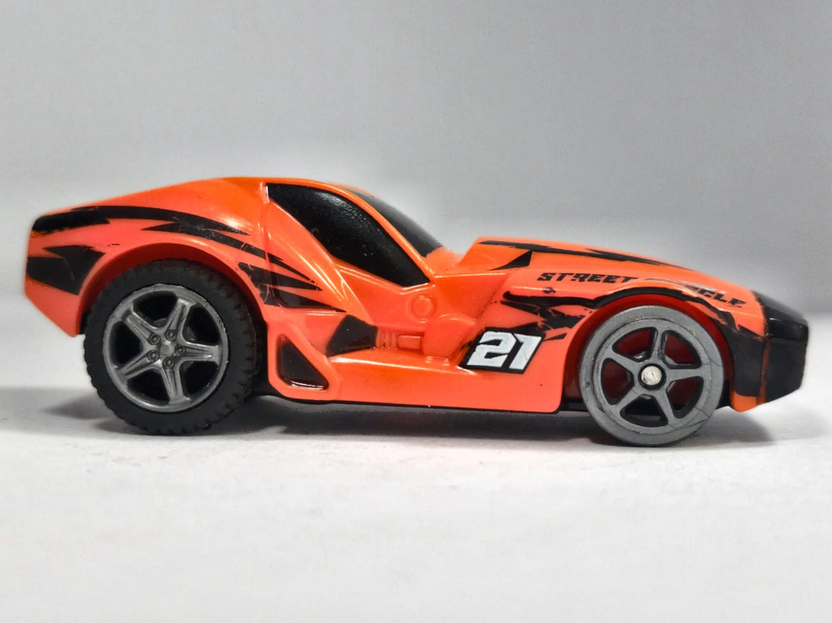 STREET MUSCLE, Bburago, Die cast 2136, Pomarańczowy, 1:64, Resoraki – zdjęcie 4