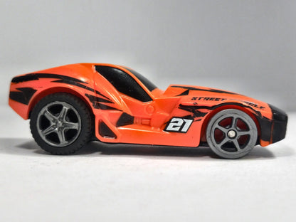 STREET MUSCLE, Bburago, Die cast 2136, Pomarańczowy, 1:64, Resoraki – zdjęcie 4