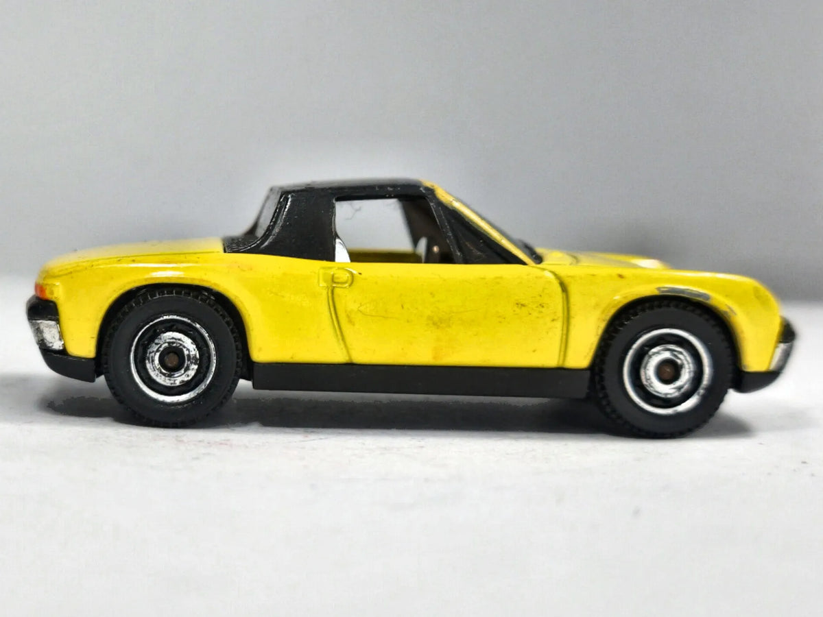 Vw Porsche 914 Matchbox 2009 2010 New Models 1:64 Luzak Żółty – zdjęcie 4