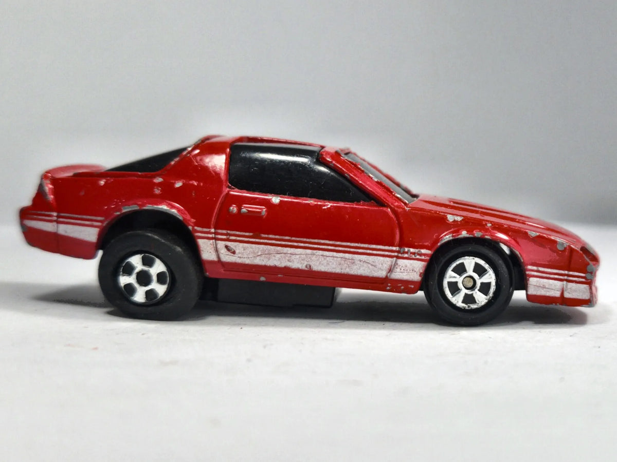 REPLICA PONTIAC FIREBIRD, Ertl, Made in USA Die cast Czerwony 1:62 Resoraki – zdjęcie 4