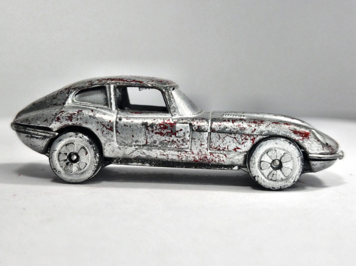JAGUAR E TYPE 2+2 Playart '70 Srebrny 1:68 – zdjęcie 4