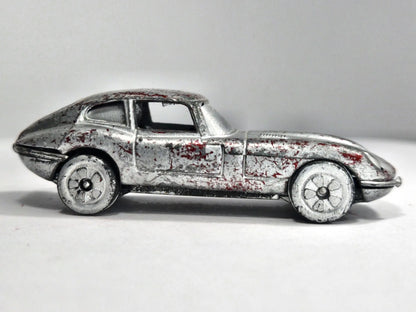 JAGUAR E TYPE 2+2 Playart '70 Srebrny 1:68 – zdjęcie 4