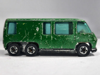 GMC MOTOR HOME, Hot Wheels 1977, Vintage Die cast, Zielony, 1:64, Resoraki – zdjęcie 4