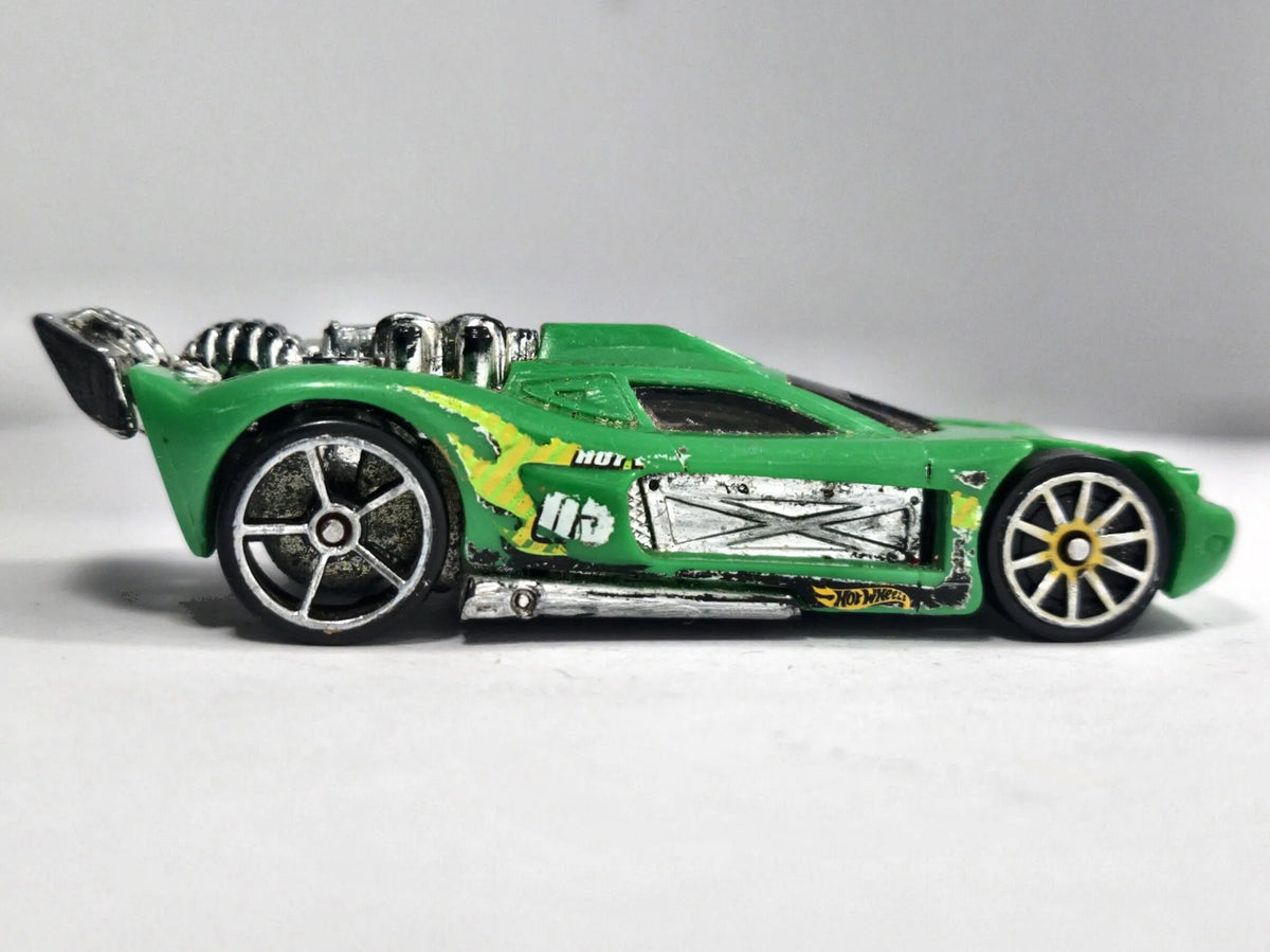 Spine Buster Hot Wheels 2006 1:64 Luzak Zielony – zdjęcie 4