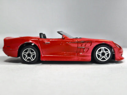 SHELBY SERIES 1 CABRIO Bburago Made in Italy Czerwony 1:43 – zdjęcie 4