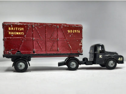 Bedford S Z Naczepą Furgon British Railways Budgie Toys '60 1:64 Made in UK – zdjęcie 4