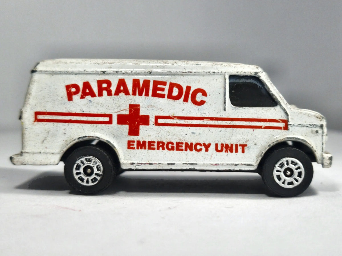 U.S. VAN, PARAMEDIC, AMBULANS, Corgi, Made in Great Britain, Biały, 1:64 – zdjęcie 4