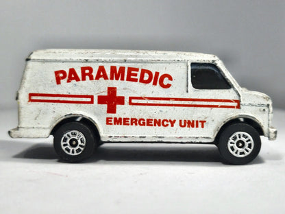 U.S. VAN, PARAMEDIC, AMBULANS, Corgi, Made in Great Britain, Biały, 1:64 – zdjęcie 4