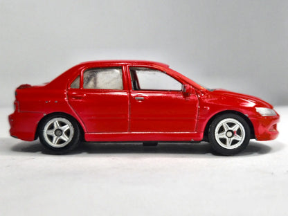 MITSUBISHI LANCER EVOLUTION VIII, Welly, Die cast NO52258, Czerwony, 1:56 – zdjęcie 4