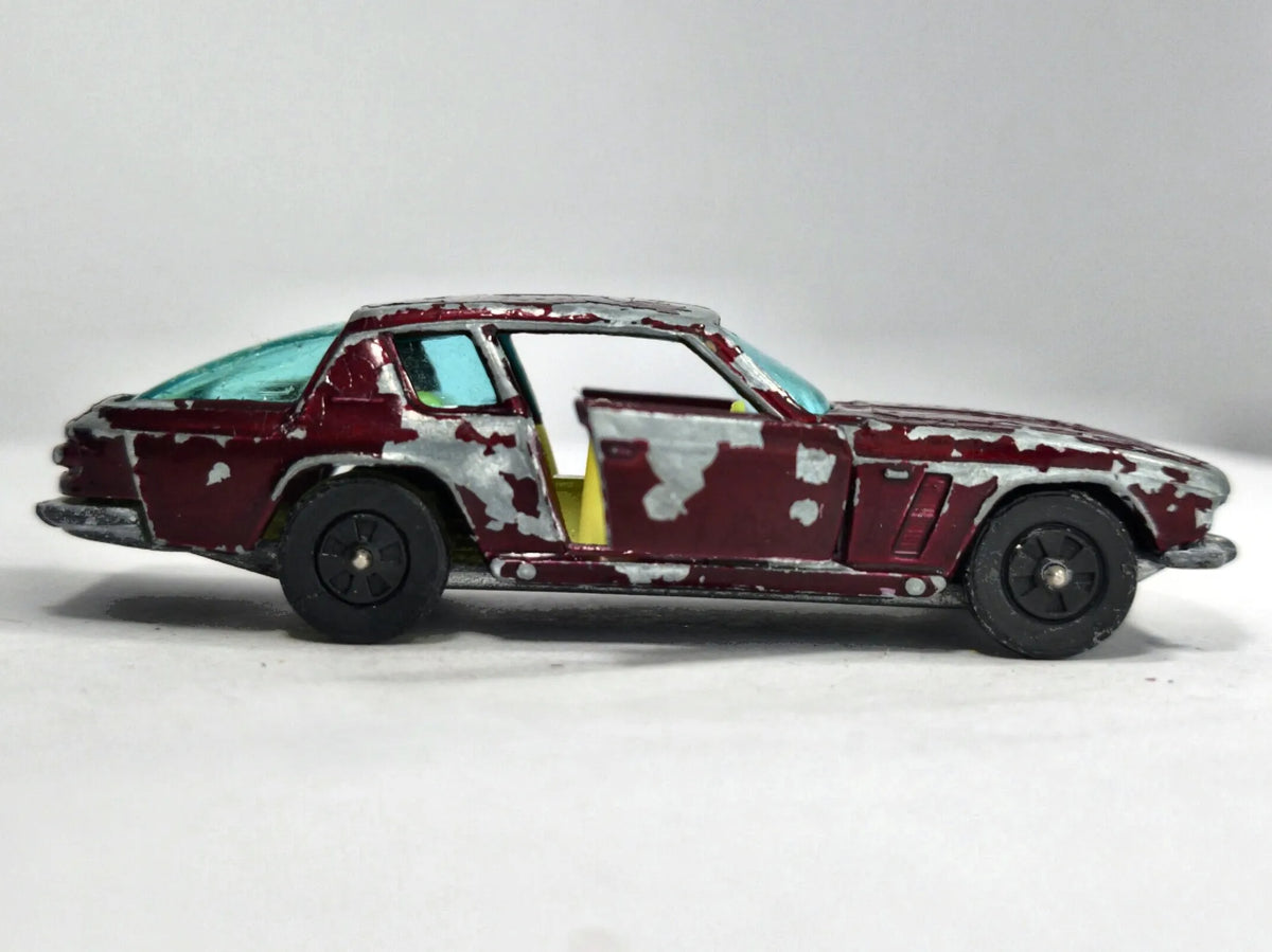JENSEN INTERCEPTOR Whizzwheels Corgi '70 Bordowy 1:72 Made in Gt Britain – zdjęcie 4