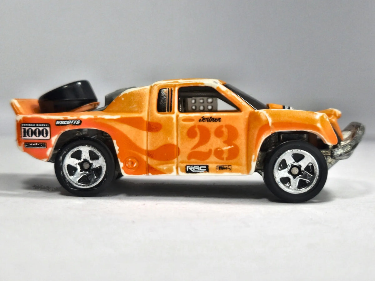 OFF TRACK, Hot Wheels 2004, Die cast 146 Pomarańczowy - Color Shifter, 1:64 – zdjęcie 4