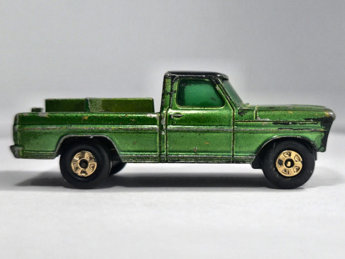 FORD KENNEL TRUCK, Matchbox 1968, Made in England, NO 50, Zielony, 1:64 – zdjęcie 4