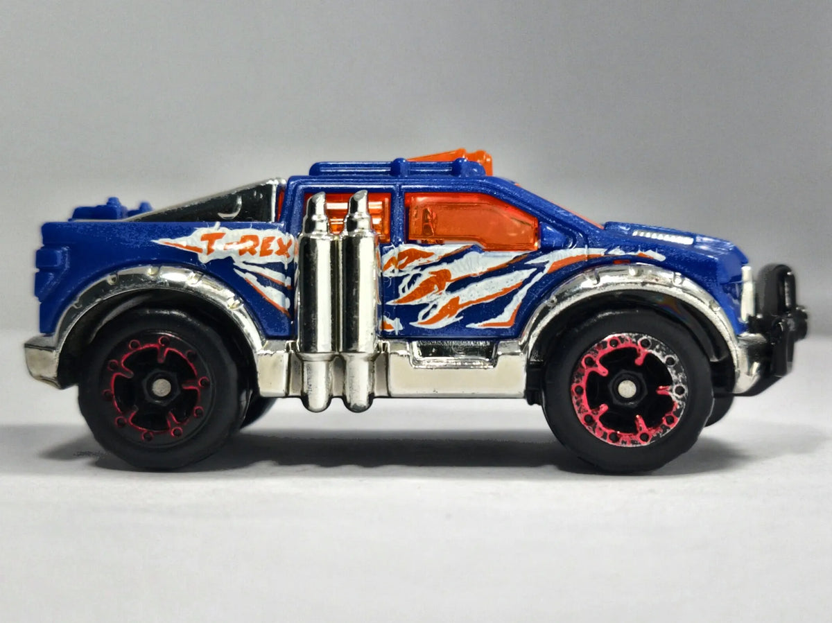 T-REX PICKUP, ZURU Metal Machines, Die cast, Niebieski, 1:64, Resoraki – zdjęcie 4
