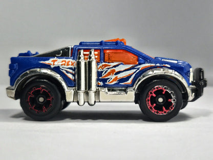 T-REX PICKUP, ZURU Metal Machines, Die cast, Niebieski, 1:64, Resoraki – zdjęcie 4