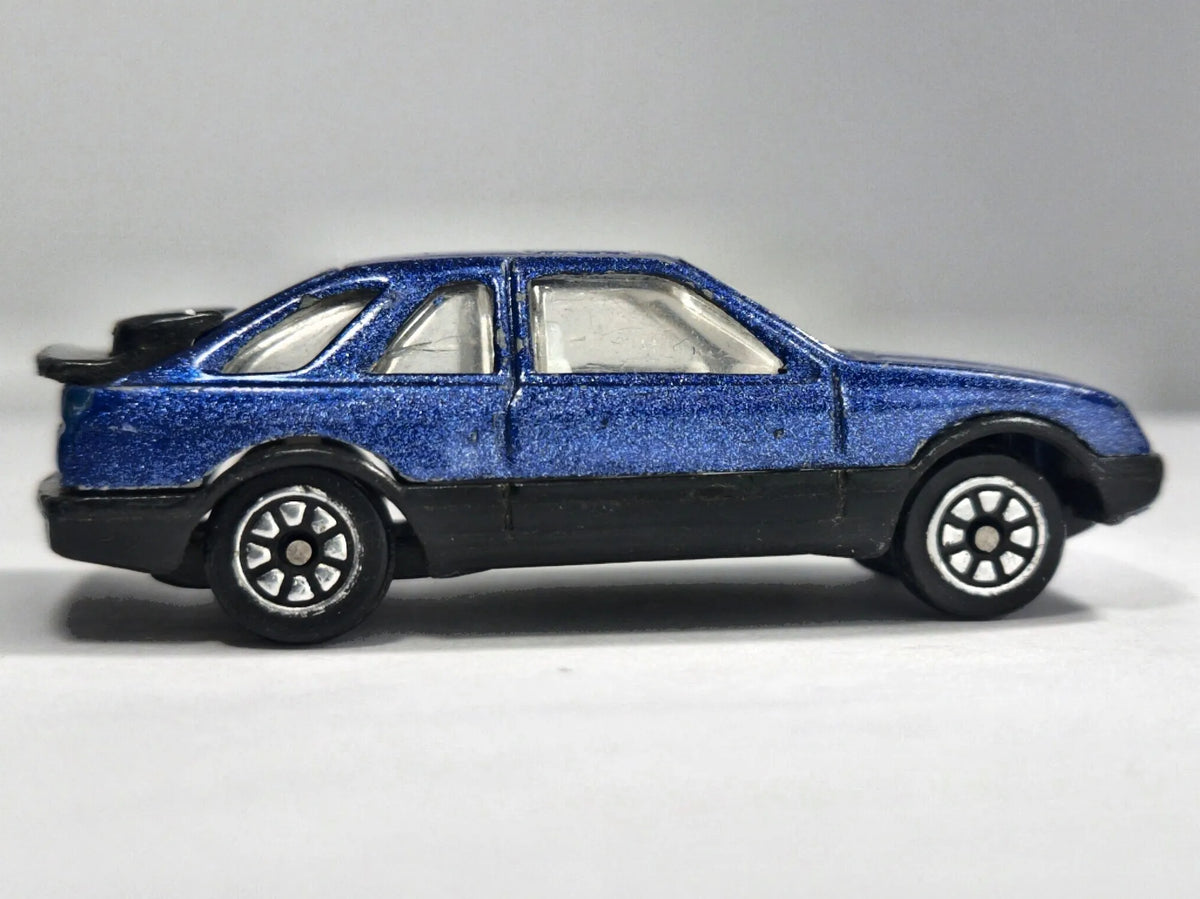 Ford Sierra XR4i, Welly, Die cast No. 98376, Niebieski, 1:64, Resoraki – zdjęcie 4