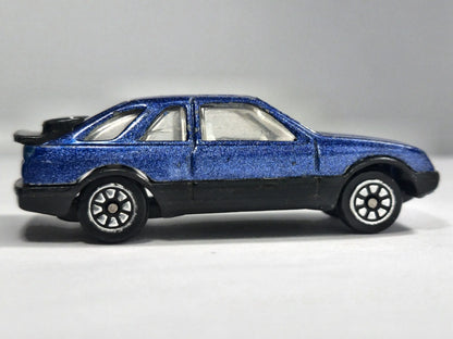Ford Sierra XR4i, Welly, Die cast No. 98376, Niebieski, 1:64, Resoraki – zdjęcie 4