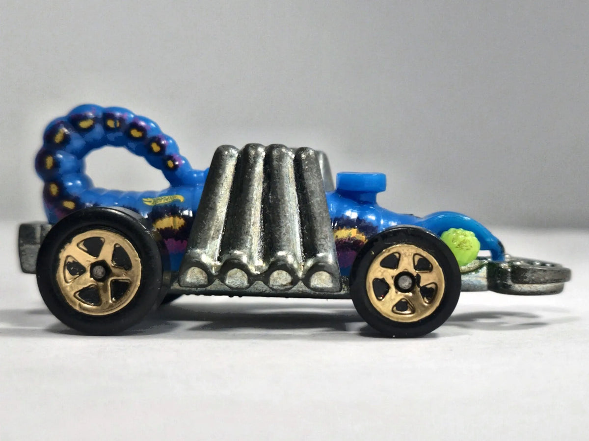 Eevil Weevil, Hot Wheels 2010, Die cast 2062, Niebieski, 1:64, Resoraki – zdjęcie 4