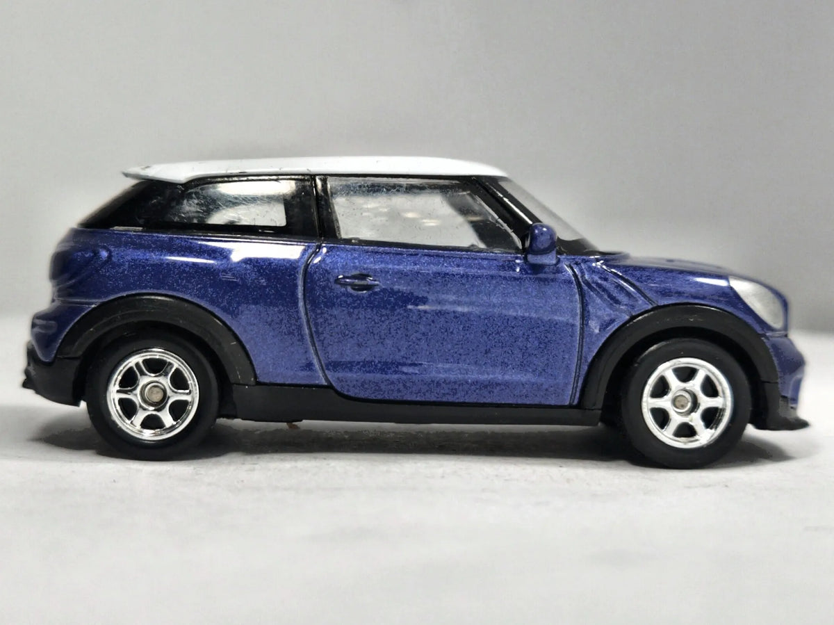 Mini Cooper S Paceman Welly 1:51 Luzak Niebieski – zdjęcie 4