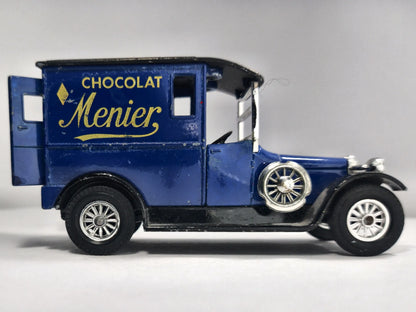 1927 Talbot Van Matchbox 1978 Niebieski 1:32 Made in England Menier – zdjęcie 4