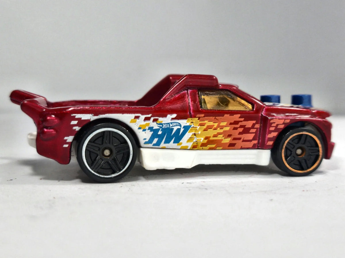 Fig Rig Hot Wheels 2012 HW CITY 1:64 Luzak Bordowy – zdjęcie 4