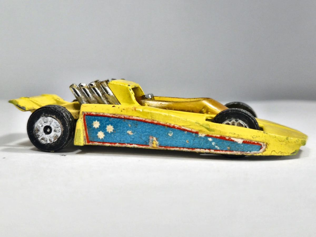 HOT RODDER Corgi Made in Great Britain Żółty 1:64 – zdjęcie 4