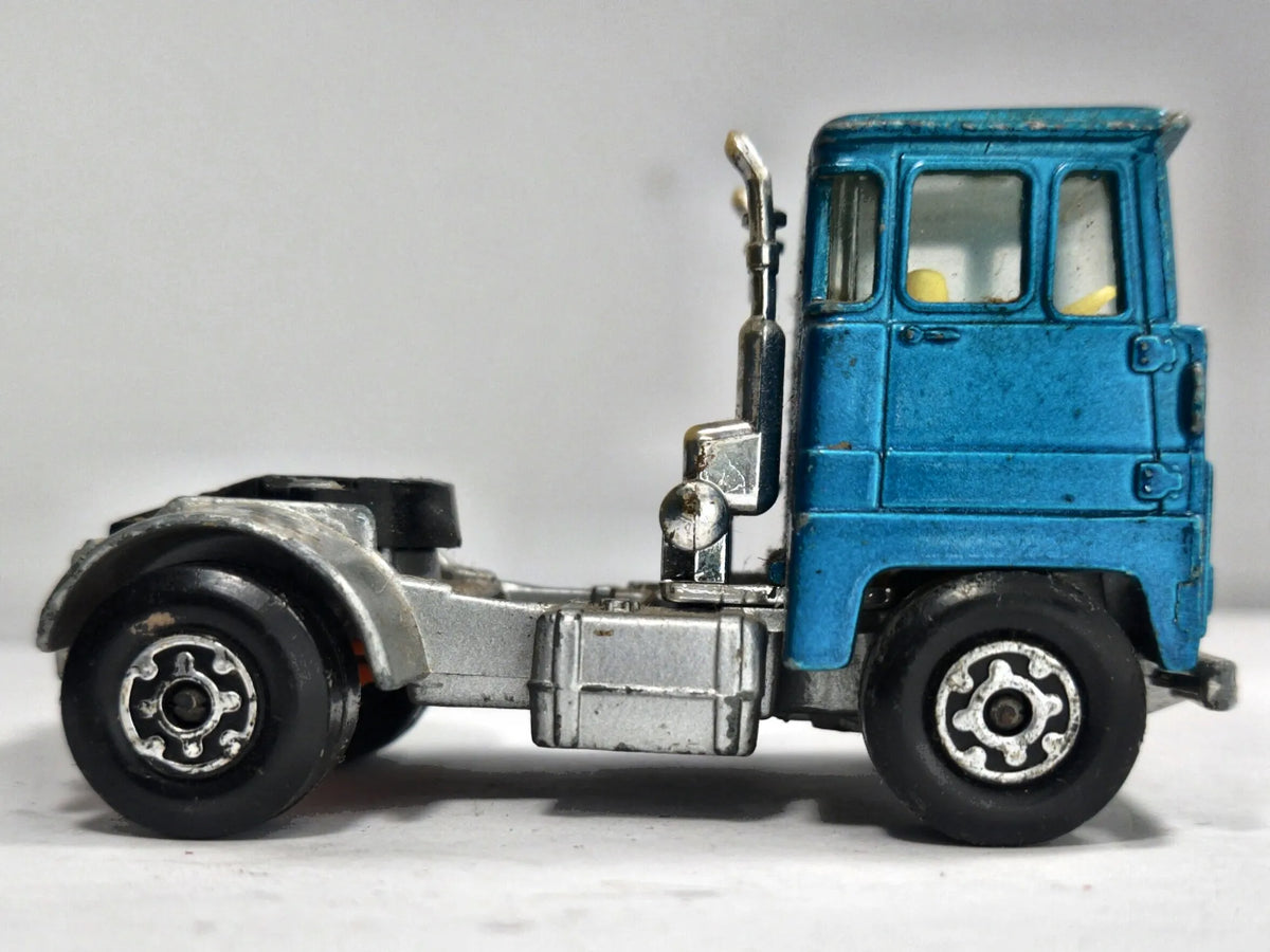 Scammell Crusader Tractor Matchbox 1973 Niebieski 1:64 Made in England – zdjęcie 4