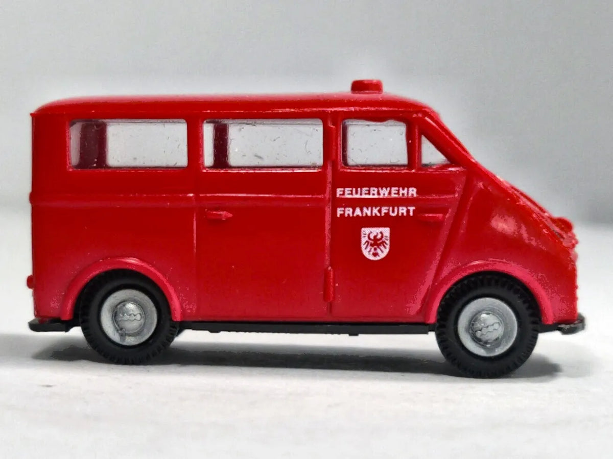 DKW F 89 L SCHNELLASTER Straż pożarna Praliné 1:87 Made in West Germany – zdjęcie 4