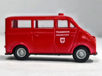 DKW F 89 L SCHNELLASTER Straż pożarna Praliné 1:87 Made in West Germany – zdjęcie 4