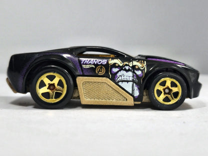 HORSEPLAY THANOS MARVL, Hot Wheels 2004, Die cast L28 Czarny 1:64, Resoraki – zdjęcie 4
