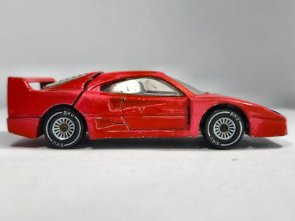 FERRARI F40, Siku, Made in West Germany, 1075, Czerwony, 1:52, Resoraki – zdjęcie 4