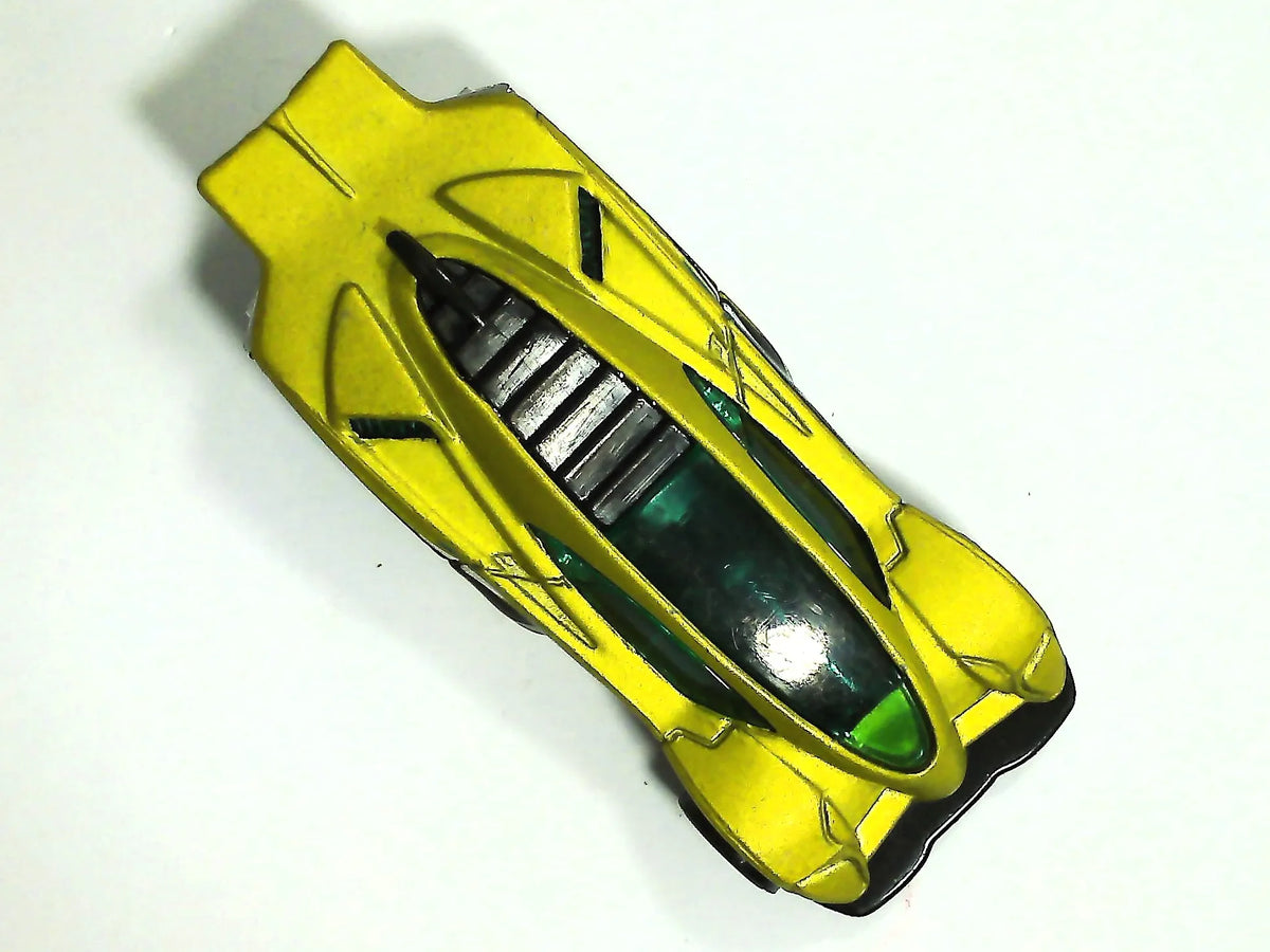 SIDE DRAFT, Hot Wheels 2001, Resoraki, Die cast, Żółty 1:64 – zdjęcie 8