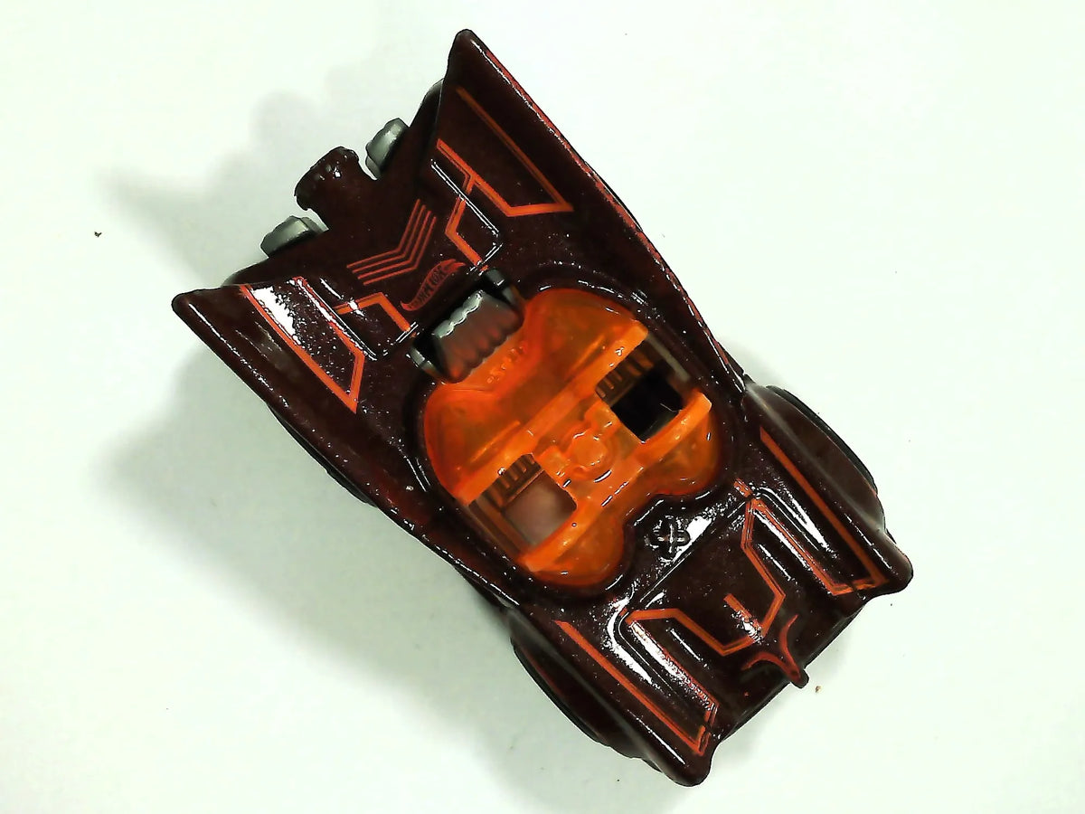 CLASSIC TV SERIES BATMOBILE, Hot Wheels, Resoraki, Die cast, bordowy, 1:64 – zdjęcie 8
