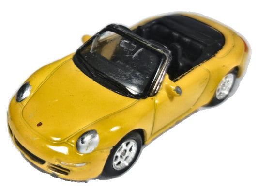 Porsche 911 Carrera Cabriolet Welly 1:58 Luzak Żółty