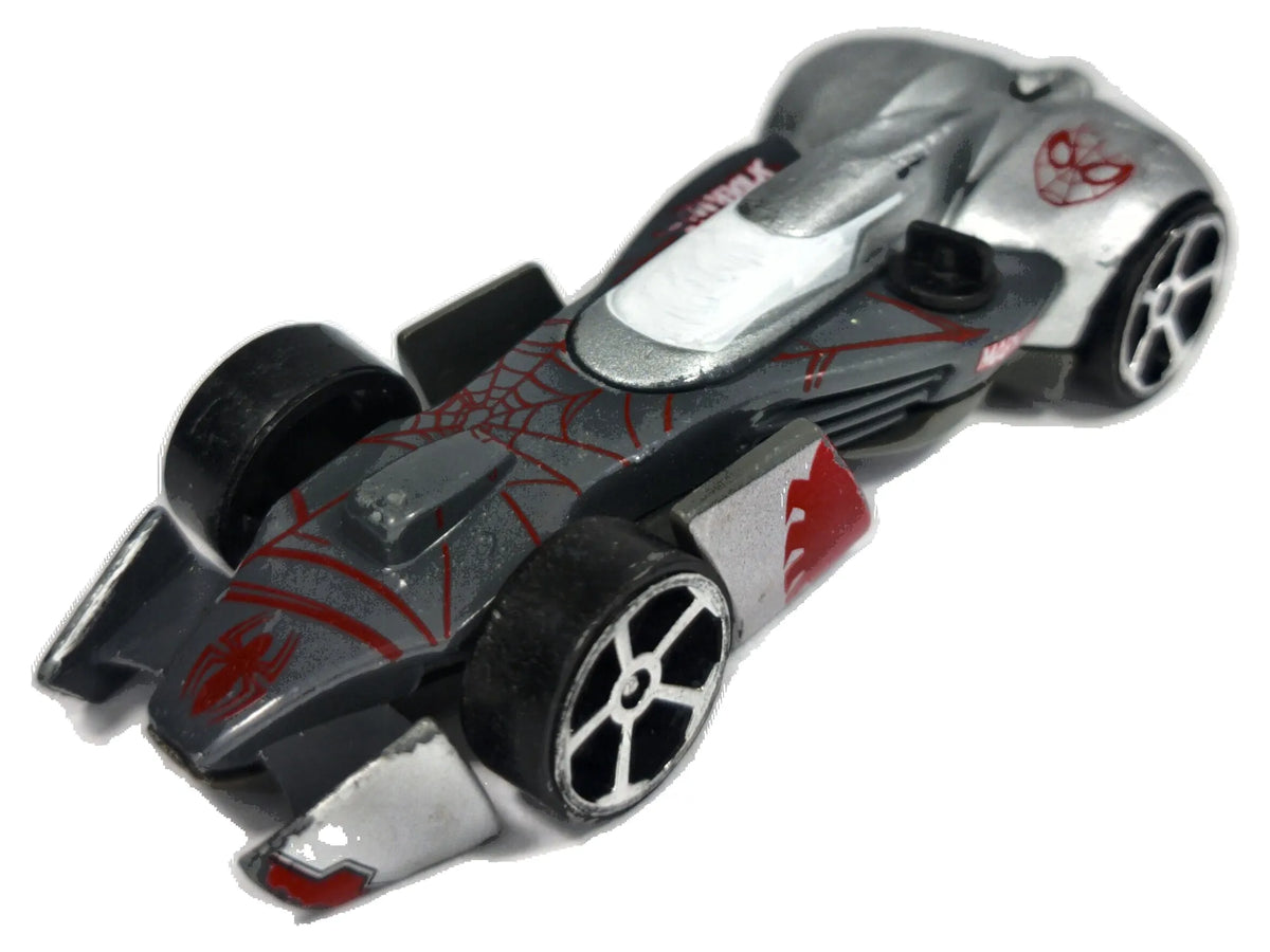 SPIDER-MAN MARVEL SERIES, Majorette 2007, REF:282D, Srebrny, 1:64, Resoraki