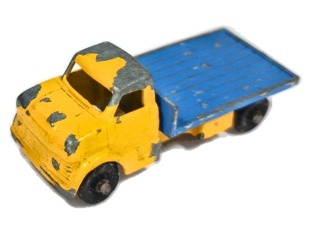CIĘŻARÓWKA PLATFORMA TUF-TOTS Lone Star 1960 Żółty 1:72 Made in Gt Britain