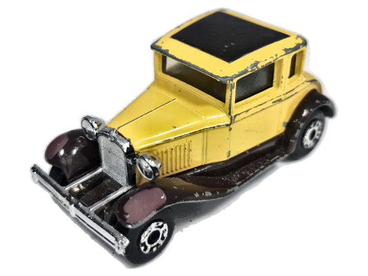 Model A Ford Superfast Matchbox 1979 Żółty 1:53 Made in England