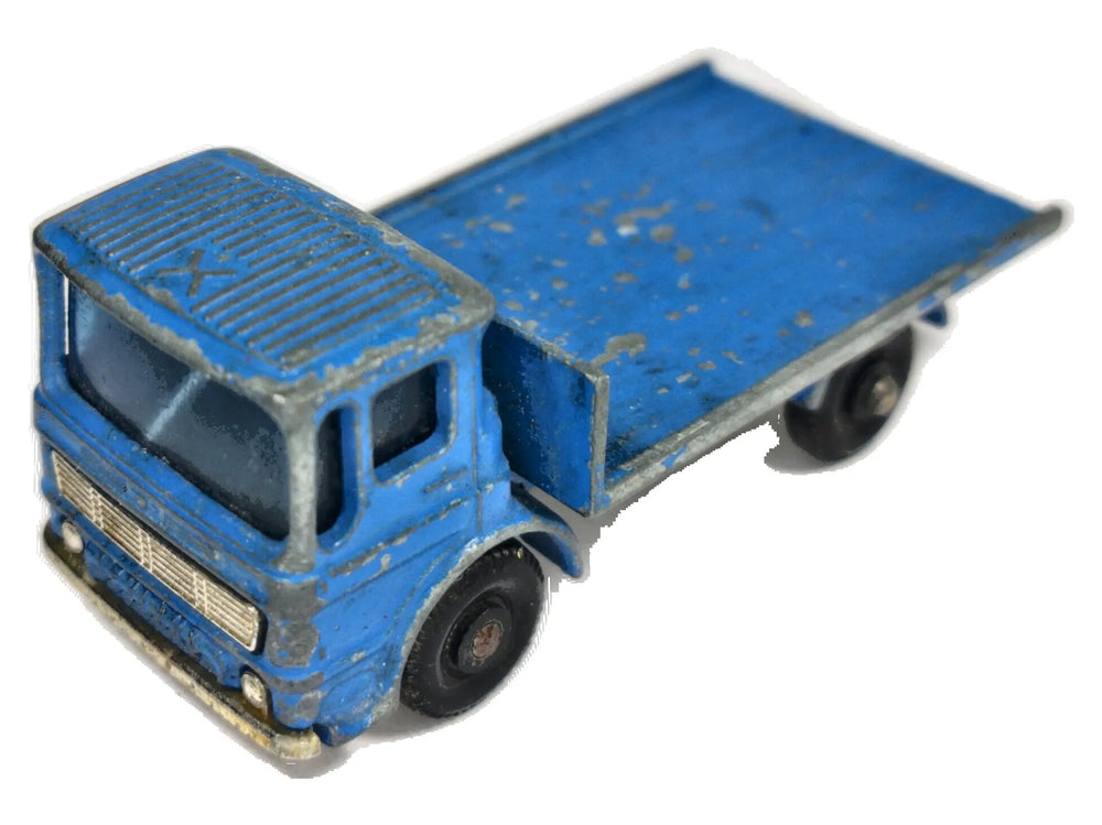 SITE HUT TRUCK, LEYLAND Matchbox 1973 NO.60 Niebieski 1:87