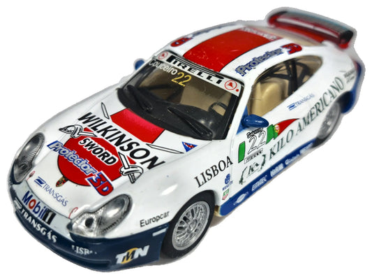 PORSCHE 911 GT3, High Speed, Die cast HP 9717, Biały, 1:40, Resoraki