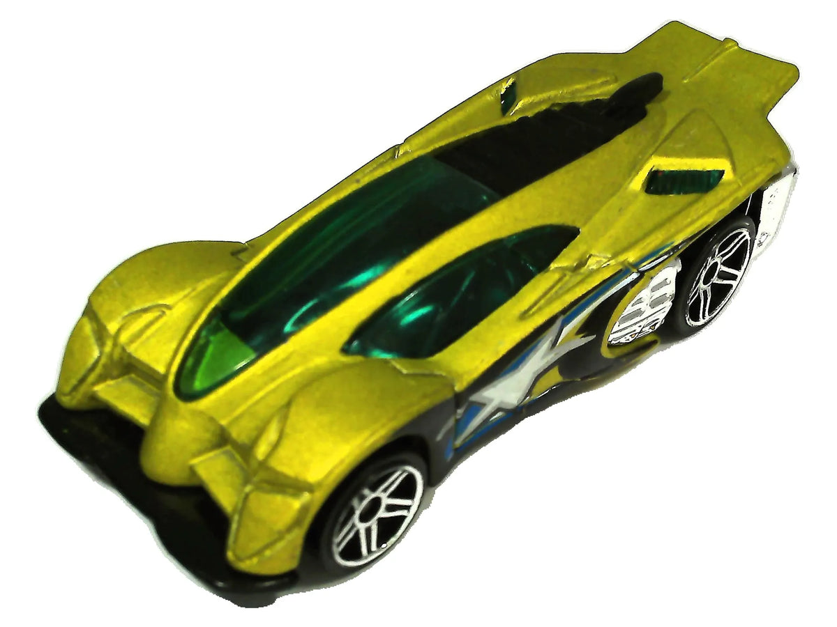 SIDE DRAFT, Hot Wheels 2001, Resoraki, Die cast, Żółty 1:64