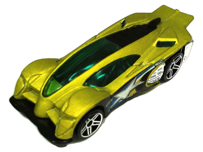 SIDE DRAFT, Hot Wheels 2001, Resoraki, Die cast, Żółty 1:64