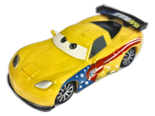 JEFF GORDON CORVETTE #24, Auta - Disney / Pixar, Żółty, 1:64, Resoraki
